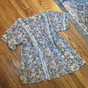 Miken Swim Floral Cover Up